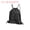 Black, variant on Uxcell Drawstring Backpack Bags Drawstring Gym Bag with Zip Pocket for Women Men Rose Red