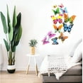 thumbnail image 5 of 24 Pcs Butterfly Decoration, Topboutique Butterflies Wall Decor, 3D Butterfly Decals Stickers, Magnetic Butterflies, Colorful Double Wing Butterfly Decor for Bedroom and Room Decoration Art Mural, 5 of 7
