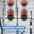 thumbnail image 3 of KONTONTY 1 Set of Ball Holder Acrylic Organizing Balls for Exhibition Hall Sports Room for Fan Gear, 3 of 8