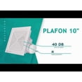 thumbnail image 3 of Extractor Plafon 10 250 m3/h Blanco ABS MasterFan, 3 of 3