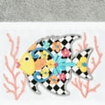thumbnail image 3 of Linum Home Textiles Tropical Fish Turkish Cotton Hand Towel, 16" x 30", Gray, 3 of 3
