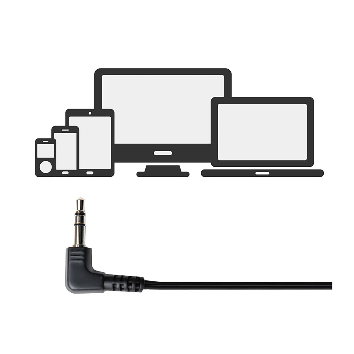 Panasonic ErgoFit Wired In-Ear Earbud Headphones with Right-Angle 3.5-mm Connector, RP-HJE120, Matte Black
