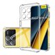 thumbnail image 1 of Transparent Phone Case for Xiaomi Poco X6 Pro M6 F5 F4 X4 X3 X5 C65 C50 C41 C51 M5s M4 Pro Case Luxury TPU Silicone Back Cover, 1 of 3
