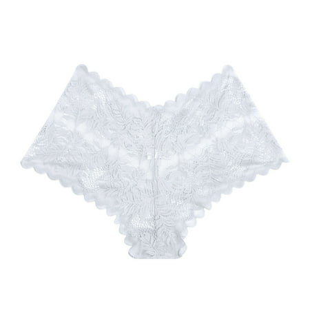 Bigersell Underwear Women Clearance High Waisted Thong Underwear Boy Shorts Panty Style P-760 Cotton Boyshort Panties Thong Bikini Sets Ladies Briefs Mid Waist Women s Bikini Panties White M