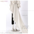 thumbnail image 5 of Alien Stage Anime Idol Cosplay juego de rol fiesta Top pantalones pajarita hombres mujeres Halloween carnaval Cos traje púrpura claro, 5 of 5