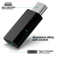 thumbnail image 2 of Adaptador USB C a mini USB 2.0 HieBee tipo C hembra, paquete de 2, 2 of 5