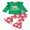 Green, variant on Wassery Little Girls Christmas Outfits Clothes 6M 1T 2T 3T 4T Kids Girls Long Sleeve Letter Hat Snowflake Print T-Shirts Santa Print Flare Pants 2Pcs Christmas-themed Clothing for Toddler Girl