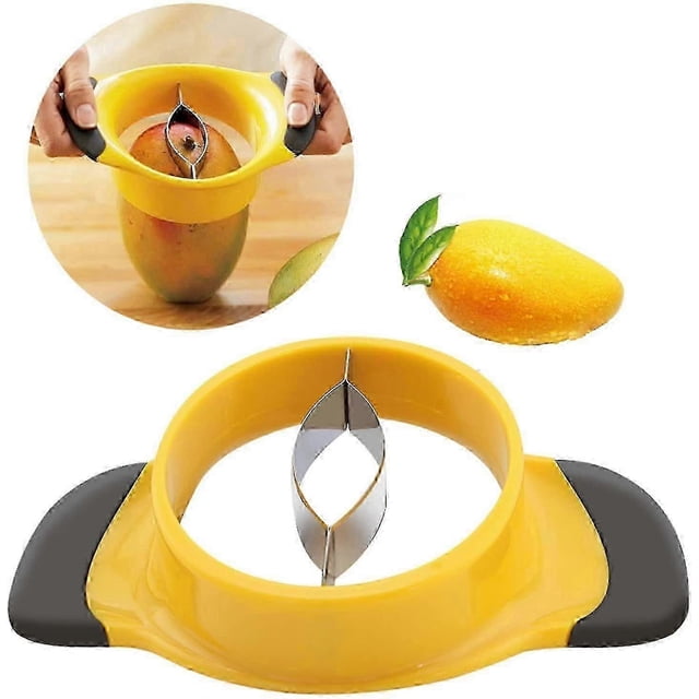 Stainless Steel Mango Slicer - Extra Large Mango Corer, Ultra-Sharp Mango Cutter