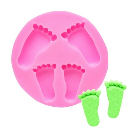 

BTJX Christmas decoration Feet Silicone Mould Fondant Cake Chocolate Cookie Decorating Mould Cake Tools