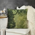 thumbnail image 2 of YINGXI  Abstract Throw Pillow Cushion Case, Weathered Modern Stain Look Quirky Details Brushstrokes Design Print, Modern Accent Double-Sided Digital Printing,Eggshell Fawn and Khaki 18x18in, 2 of 5