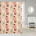 thumbnail image 2 of Manfei Cute Halloween Ghost Shower Curtain 72Wx84L,Coquette Bow Bathroom Shower Curtain, 2 of 5