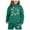 Dark Green, variant on Shadoumai Tween Girls Clothes Hoodie Heart Print Top Cargo Pants, Teen Girls Fall Clothing Set, Sizes 6-13 Years
