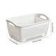 thumbnail image 3 of Cesta escurridora de verduras - Colador de doble capa para lavar frutas y verduras, plástico apto para alimentos, asas ergonómicas, gran capacidad, ideal para usar en la cocina, fácil de limpiar, 3 of 6