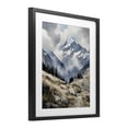 thumbnail image 2 of Stupell Industries Traditional Snow Caps Mountain Peaks Black Framed Print Under Glass, 13 x 16, by Franklyn Gregory, 2 of 8