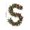 #4, variant on chaungfeng 11.8" Black Flower Garland, Halloween Garland Hanging Vines Artificial Flowers and Leaves Thanksgiving Decor for Home Wedding Fireplace, Christmas Decoration Rattan