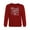 red, variant on Daddy Mommy and Me Christmas Family Matching Sweatshirt Outfits Long Sleeve Funny Tops for Adults and Baby Kids