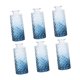 thumbnail image 5 of 6 jarrones de cristal con forma de capullo, contenedores decorativos para plantas, adornos, mini jarrones de flores para Azul degradado, 5 of 9