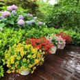 thumbnail image 4 of 8 piezas de flores artificiales adecuadas para decoración interior y exterior, patios y celebraciones estacionales, 4 of 5