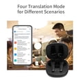 thumbnail image 3 of Dispositivo de Traductor de Idioma Inalámbrico, Preciso Cómodo Touch Smart Touch 5.3 Earbuds de Traductor de Idioma 4 Modos para Estudio, 3 of 7