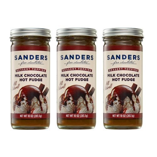Sanders Milk Chocolate Hot Fudge GlutenFree No High Fructose Corn
