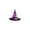 A, variant on Halloween Witch Hat, Classic Spooky Witch Costume Accessory for Kids and Adults, Foldable Oxford Cloth Wizard Hat for Cosplay, Halloween Party Favors & Masquerade (Random Color)