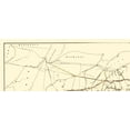 thumbnail image 3 of Railroad Map - Ohio and Pennsylvania Railroad - Schuchman 1850 - 23 x 56.80 - Vintage Wall Art, 3 of 5