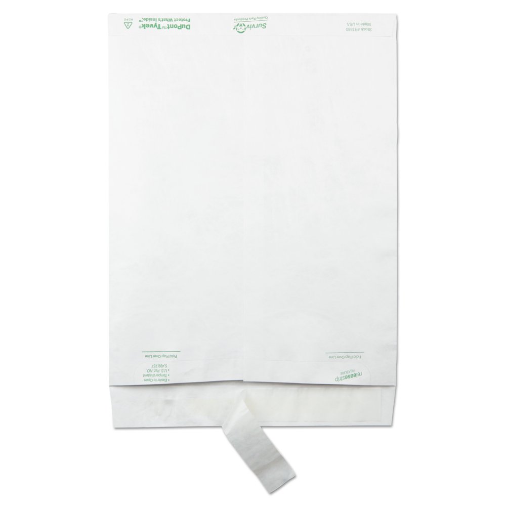 Survivor Tyvek Mailer, 10 x 13, White, 100/Box