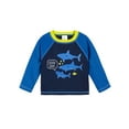 thumbnail image 3 of Gerber Baby and Toddler Boy Rashguard and Trunks 2- Piece Swim Set with UPF 50+, Sizes 0/3M - 5T, 3 of 8