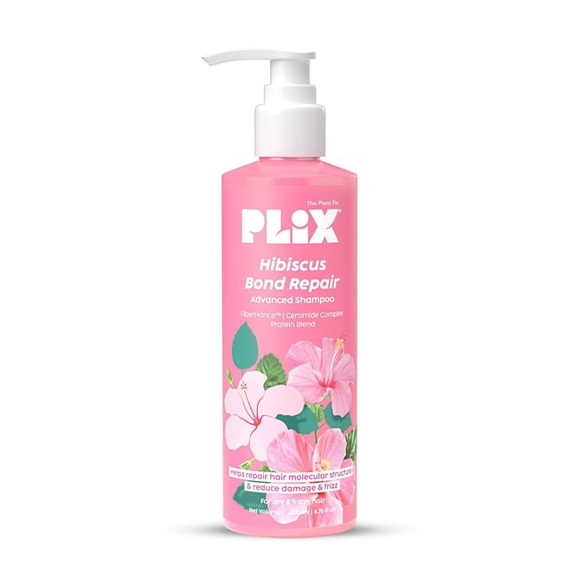 Plix Shampooing Avancé pour Réparer la Liaison de l'Hibiscus,200 ml