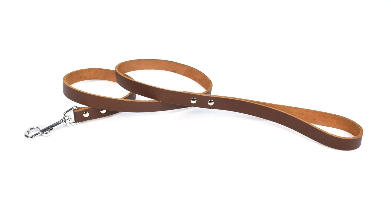 Canadiana Leather Dog Leash
