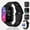 Black, variant on 1.83" Frameless Touchscreen Smartwatch for Android/iPhone, Wireless Call, Multi-Sport, Health Reminders, Music/Camera Control, USB Charge