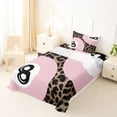 thumbnail image 5 of Erosebridal Girls Ball Games Twin Sheet Sets For Billiards Gamer,Wild Cheetah Pattern Bedding For Girls Kids 3pcs, 5 of 6