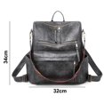 thumbnail image 2 of Mochila de moda para mujer, bolsos de diseño multiusos y bolso de hombro, bolso de viaje, con correa colorida, 2 of 5