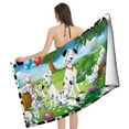 thumbnail image 5 of Bath Towels for 101 Dalmatians Beach Towel Kids Girs Boys Gifts for Bathroom Travel Camping Vacation Soft & Absorbent 20×40 inch, 5 of 6