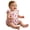 Pink, variant on Newborn Baby Girls Smocked Bubble Romper Cute Embroidery Ruffle Gingham Bodysuit Dress Infant Toddler Summer Clothes(Hot Pink,0-3 Months)