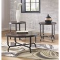 thumbnail image 1 of Ashley Furniture Ferlin 3 Piece Round Coffee Table Set in Dark Brown, 1 of 1