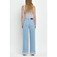 thumbnail image 2 of Flying Monkey - Super High Rise Cuffed Baggy Wide Jeans - F5796, 2 of 9