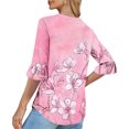 thumbnail image 4 of Woman's Blouse for Work Women's Tops Plus Size Tops 3/4 Sleeve Blouses Items Ordered by Me Trending Gifts, 4 of 6