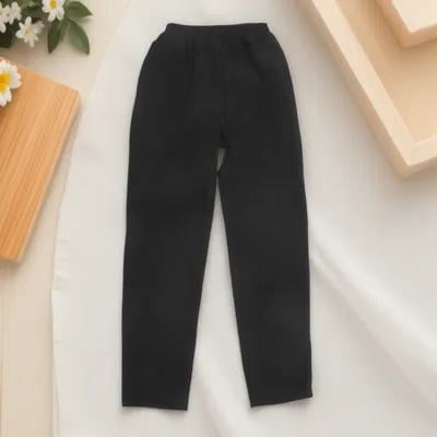 SEWOART Loose Fit Black Chef Pants with Oil Proof and Breathable Fabric