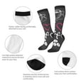thumbnail image 4 of Picia Women Crew Soft Moisture-wicking Socks I Love Coffee Pattern Design Cotton Socks, One Size fit All, 4 of 9