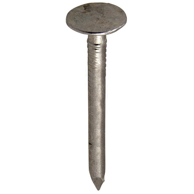 Grip-Rite No. 11 1-1/2 in. Roofing Electro-Galvanized Steel Nail Full Round Head 5 lb Grip-Rite No. 11 1-1/2 in. Roofing Electro-Galvanized Steel Nail Full Round Head 5 lb