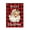 Red, variant on Sm:)e Buffalo Check Plaid Santa Claus Christmas Garden Flag 12 x 18 Inch, Vertical Double Sided