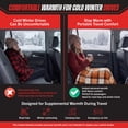 thumbnail image 6 of Stalwart 12V Electric Heated Blanket for Car, Truck, or RV (Orange Plaid), 6 of 8