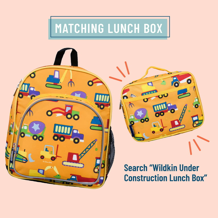 Wildkin 12 Inch Kids BackpackToddler Backpacks-Trains Planes & Trucks