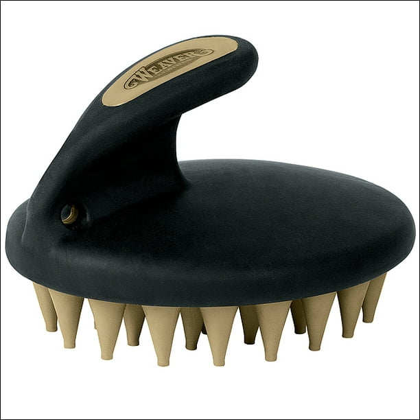 Weaver Leather Palm Held Coarse Horse Curry Comb W/ Large Rubber