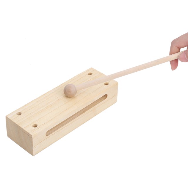 Bloque De Percusión Musical, Badajo De Bloque De Madera, Compacto Portátil De Alta Para Representaciones Teatrales Privadas