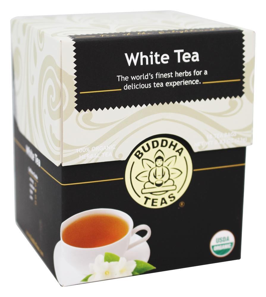 Buddha Teas 100 Organic Herbal White Tea 18 Tea Bags