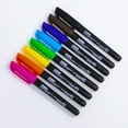 thumbnail image 2 of BAZIC Permanent Marker Fine Line Black Markers (5/Pack), 2-Packs, 2 of 3