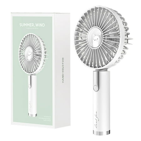 

EJWQWQE Usb Handheld Fan Rechargeable Handheld Portable Mini Creative Small Electric Fan