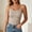 c01Yellow, variant on Fashion Ice Silk Thin Strap Seamless Camisole With Chest Pad Top Spaghetti Strap Scoop Neck Basic Cami Layering Shirts Brown M